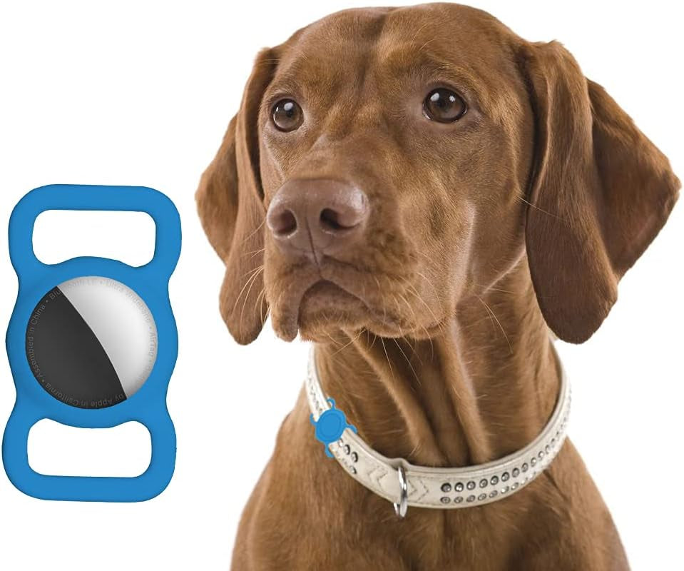 Premium Red Silicone Dog Collar Finder Holder - Lightweight, Durable, Ideal for Collars and Backpacks