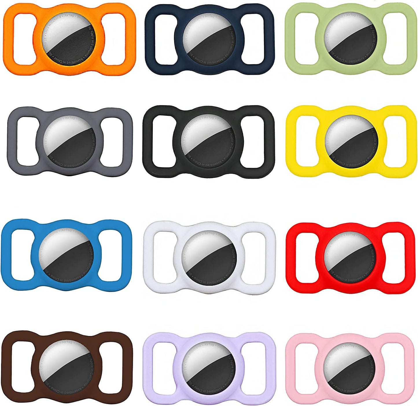 Premium Red Silicone Dog Collar Finder Holder - Lightweight, Durable, Ideal for Collars and Backpacks
